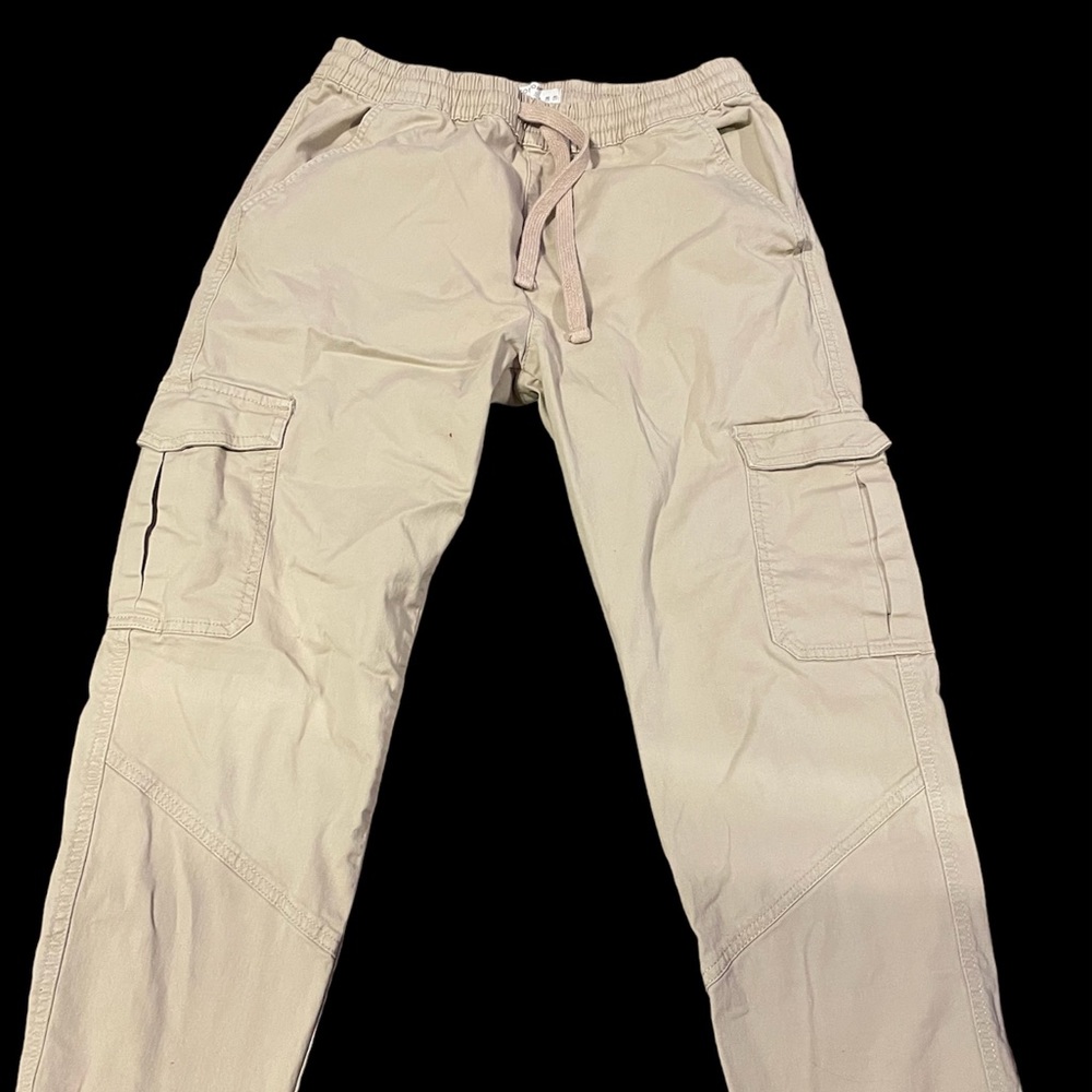 Women’s 6 Tan Fitted Cargo-pants